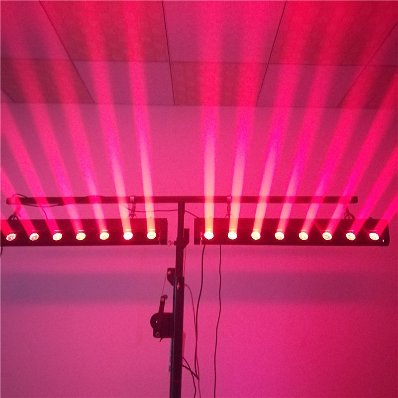 FlightCase "WITH" LED 8x12W Bar Beam Moving Head  2pcs/4pcs