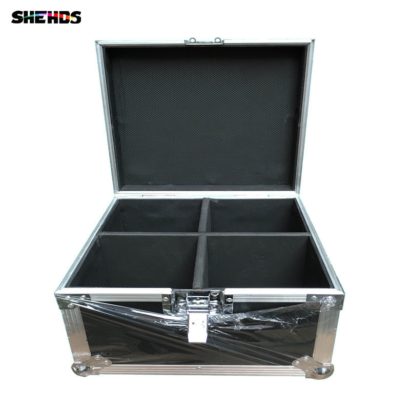 Flight Case with 4 pieces/lot Eyourlife LED Inno Pocket Spot Mini Moving Head Light 30W DMX Dj 8 Gobos Effect Stage Lights