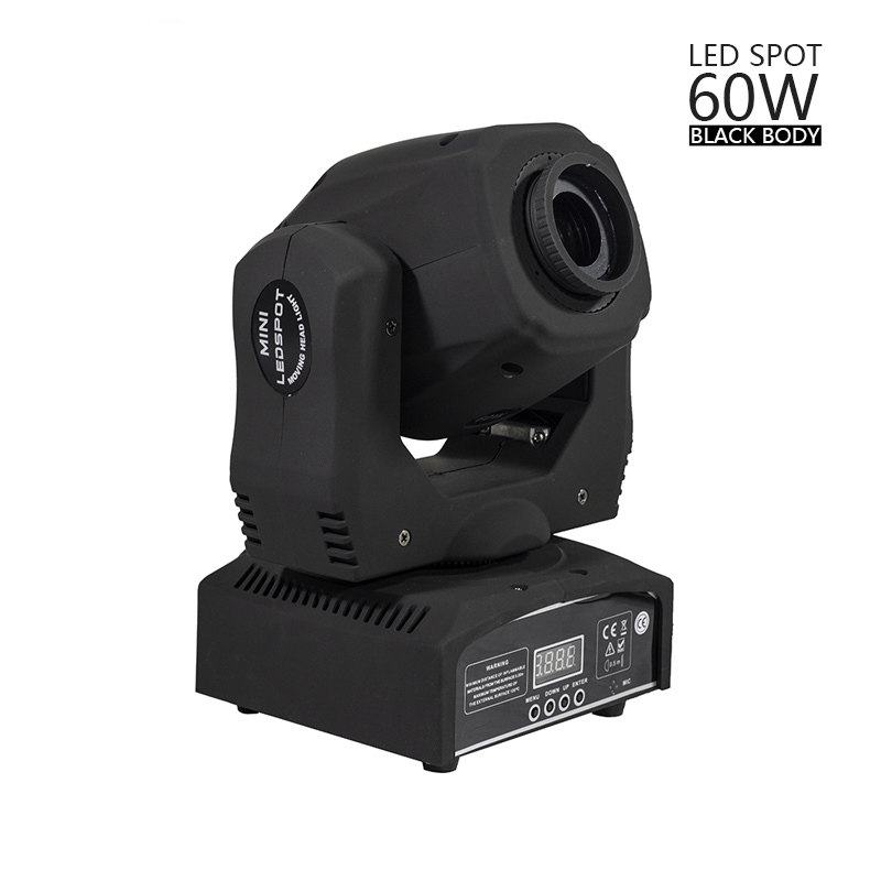 Flight Case with 2/4 pieces LED 60W Spots Light   DJ Disco Stage Moving Head Lights Stage DJ Lighting