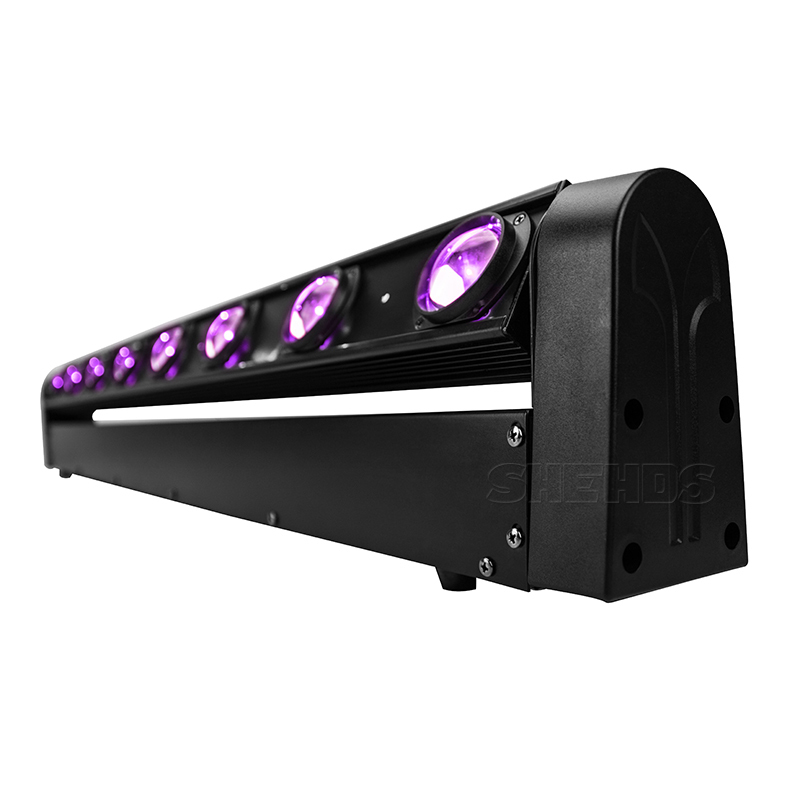 FlightCase "WITH" LED 8x12W Bar Beam Moving Head  2pcs/4pcs