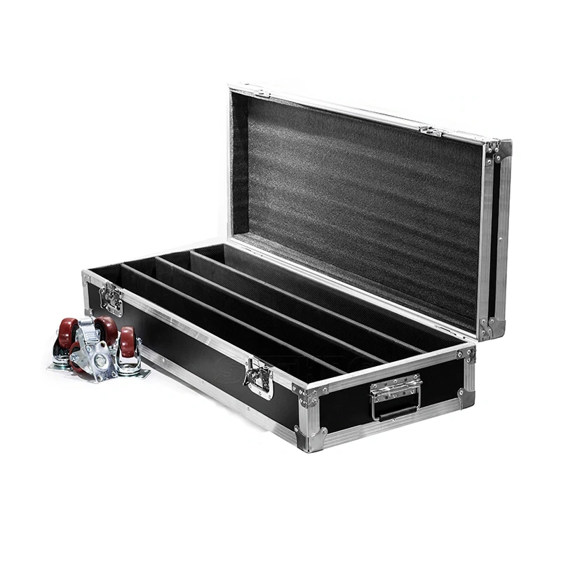 Flight case 4/piece 18x18W RGBWA+UV 6IN1 Indoor light Led Wall Wash Light DMX Led Bar Wash Stage Light For Stage TV Studio