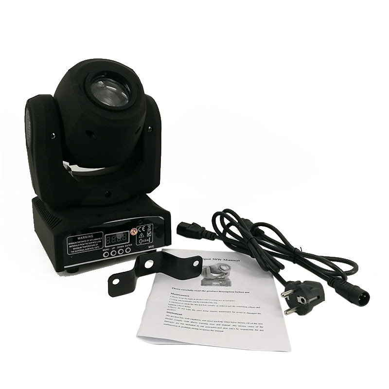 Flight Case with 4 pieces/lot Eyourlife LED Inno Pocket Spot Mini Moving Head Light 30W DMX Dj 8 Gobos Effect Stage Lights