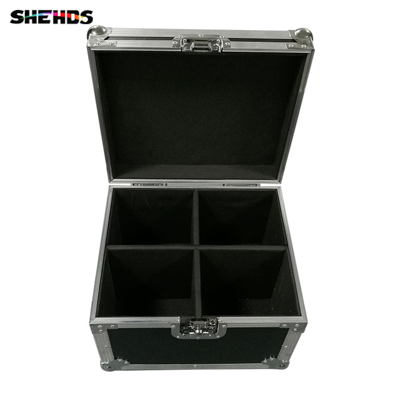 FlightCase "WITH" Beam+Wash 4x10W+1x10W Double Sided Rotating Moving Head Light  (2/4pcs) DJ Disco Stage Moving Head Lights