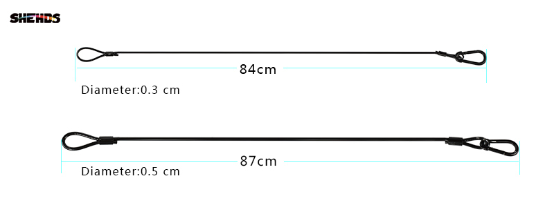 Safety Rope black PVC 3/5mm