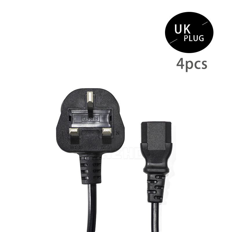 Mobile Three-Port Power Cable For Par Light Moving Head Light In Various Stage Lighting Areas