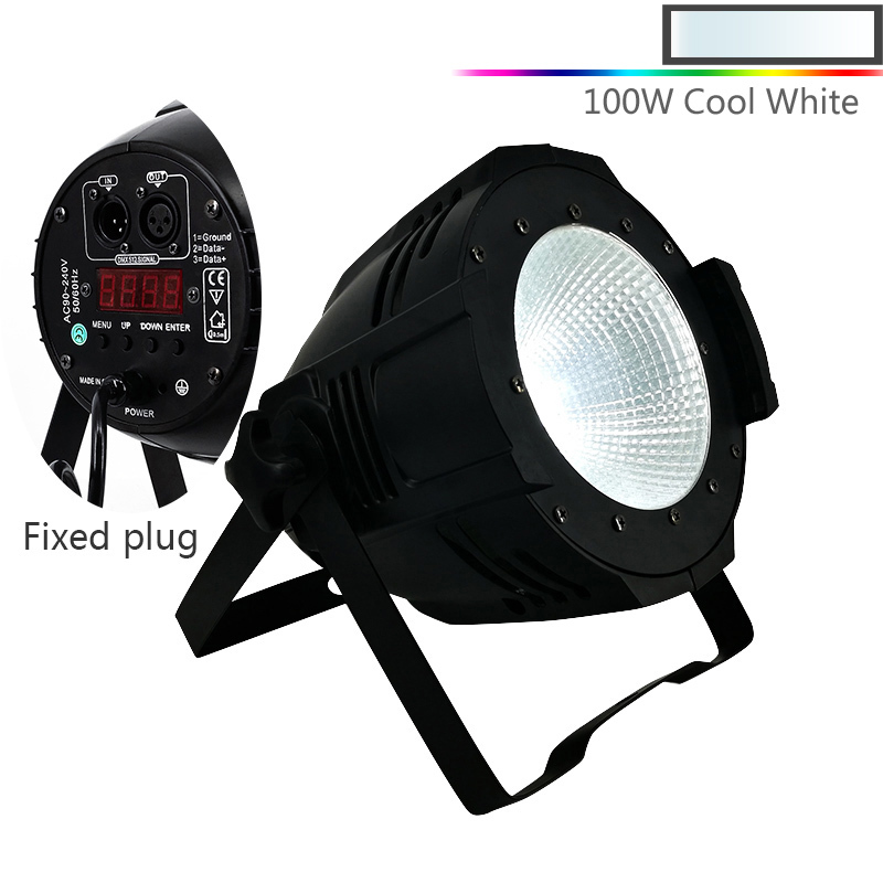 Aluminum Alloy LED Par COB 100W  Cool White + Warm White Lighting/Cool White/Warm White /With Barn Doors Lighting