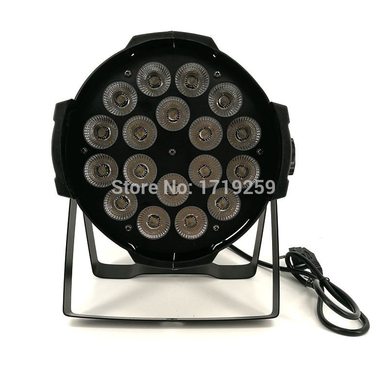 LED Par 18x15W RGBWA Light DMX Stage Lights Business Lights Professional Par Can for Party KTV Disco DJ Uplighing