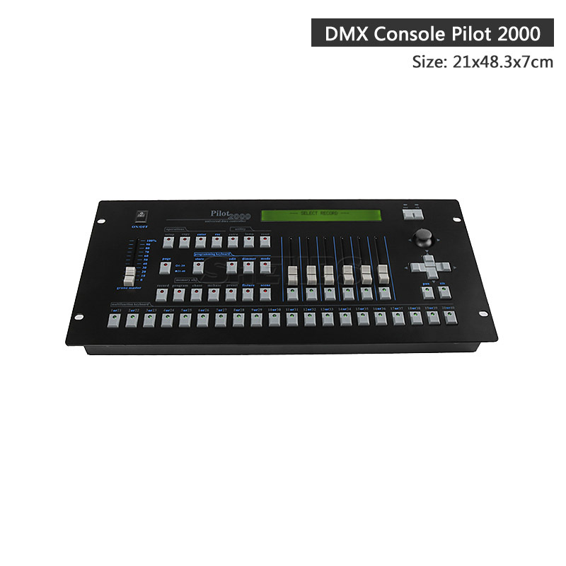 DMX Console Pilot 2000 DMX 512 Controller For Stage Effect Lighting Equipment For LED Par Moving Head Light