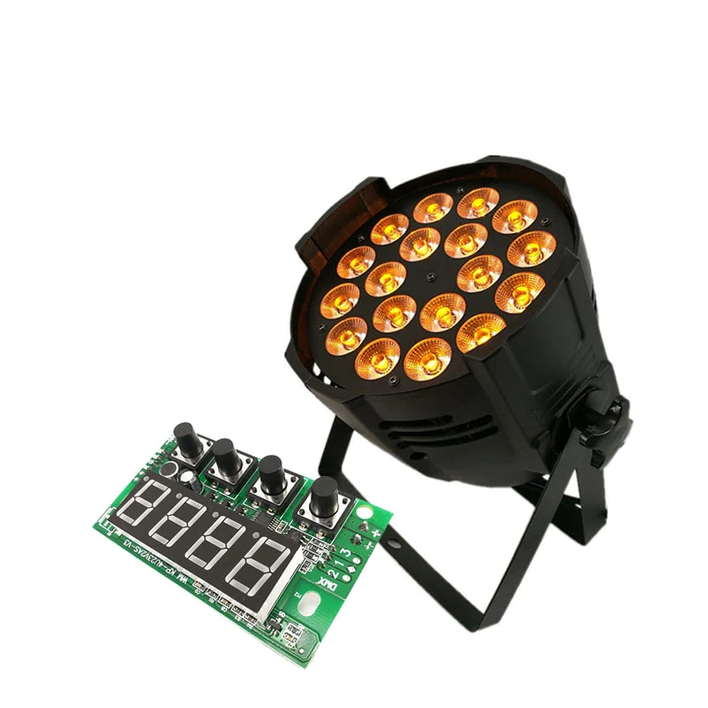 Mainboard LED 18x18W RGBWA+UV Light Motherboard Stage Lights Spare Part Professional Accessories Dmx controller 6/10 Channel