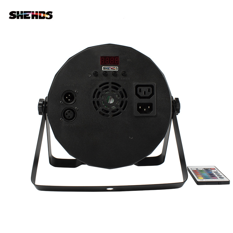 Wireless Remote Control LED Flat Par 12x12W RGBW 4in1 Lighting