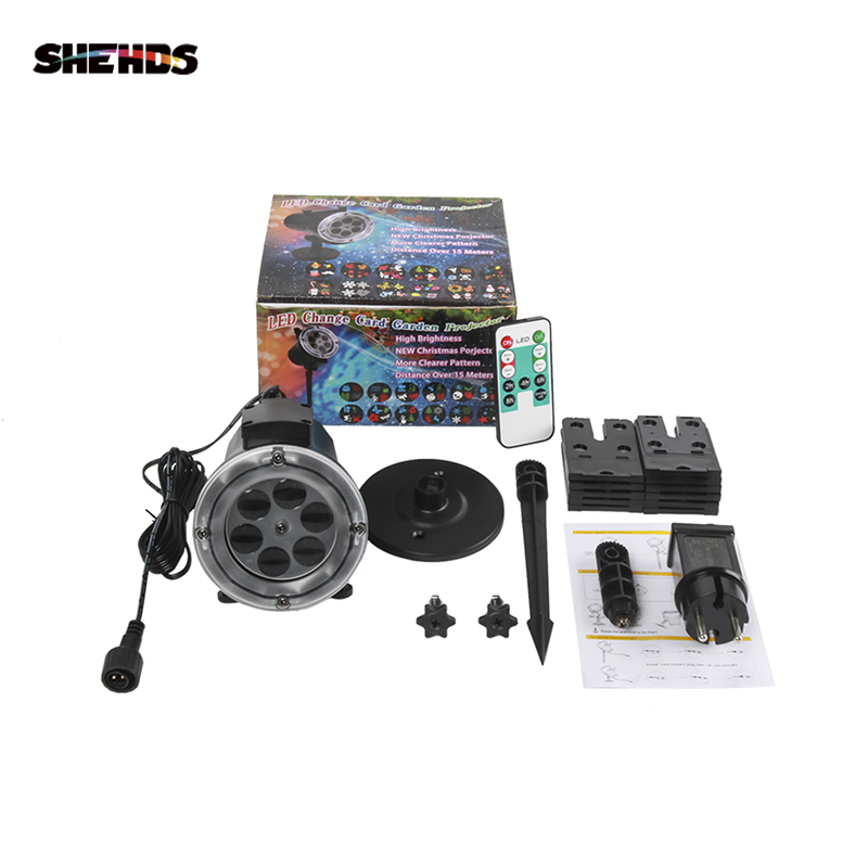 Pattern Light Remote Control LED Change Card Projector-RGBW
