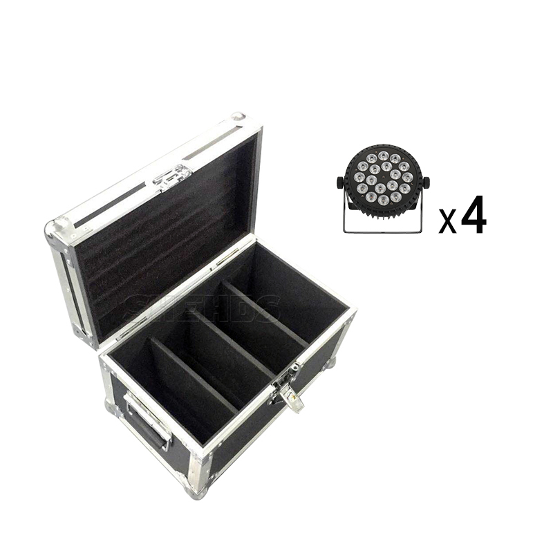 High Quality Flight Case with 4/6/810 pieces LED Fat Par Lighting 18x12W/18W Stage DJ DMXParty Lights