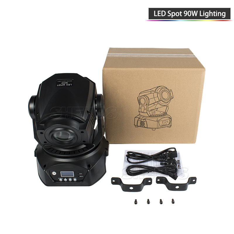New 90W 3 Prism LED Spot Moving Head Light/USA Lumens 90W LED DJ Spot Light For Party And Dance Floor Fast Shipping