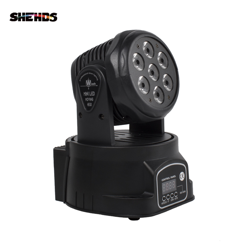 LED Moving Head Wash 7x12w RGBW Lighting DJ Night Club Show DJ Disco Stage Moving Head Lights