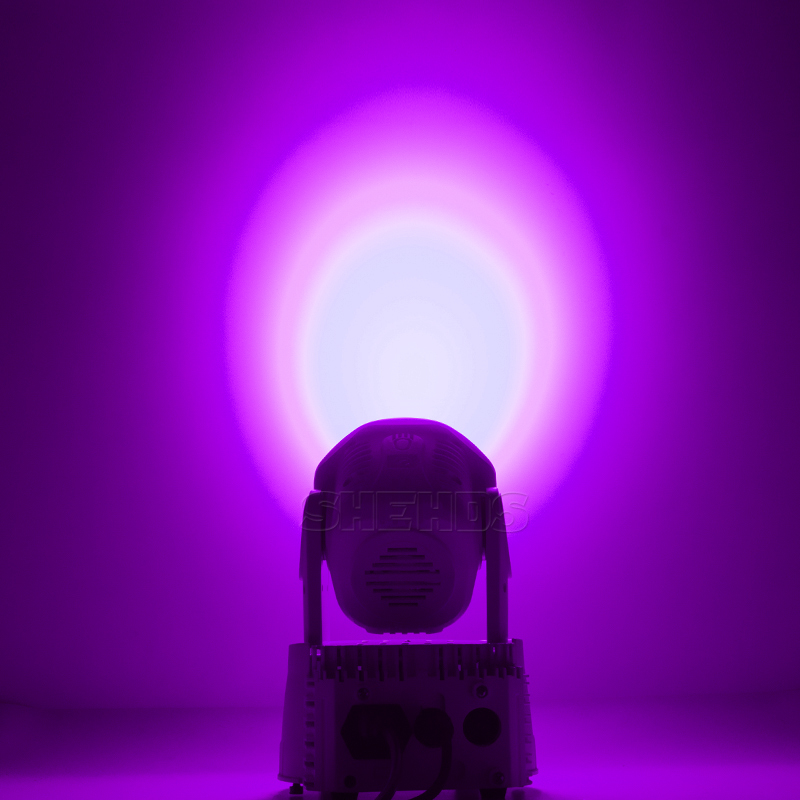 LED 7X18W Wash Light RGBWA+UV 6in1 DJ Disco Stage Moving Head Lights
