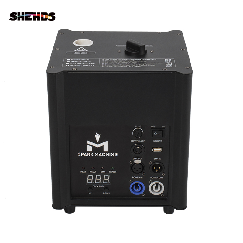 500W Wireless Firework Spark Out/Indoor Wedding Celebration Party Cold White Flame Machine