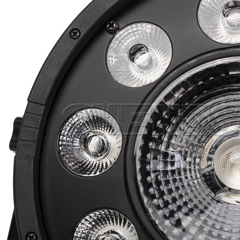 LED Flat Par 9x10W+30W RGB Lighting DMX512 Professional DJ Disco Stage Equipment Party