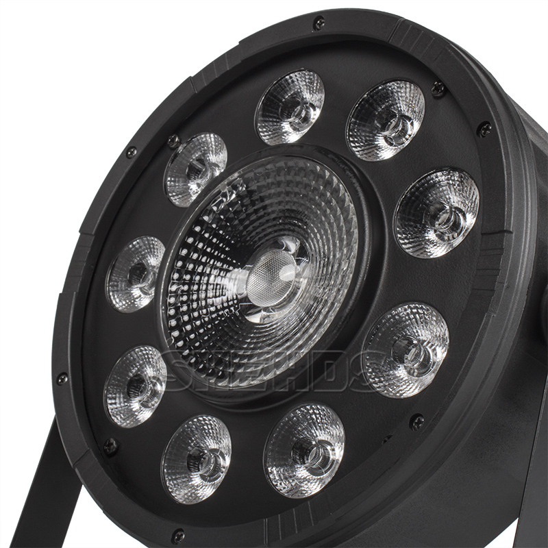 Wireless Remote Control LED Flat Par 9x10W+30W RGB DMX light Professional for DJ Disco Stage Party