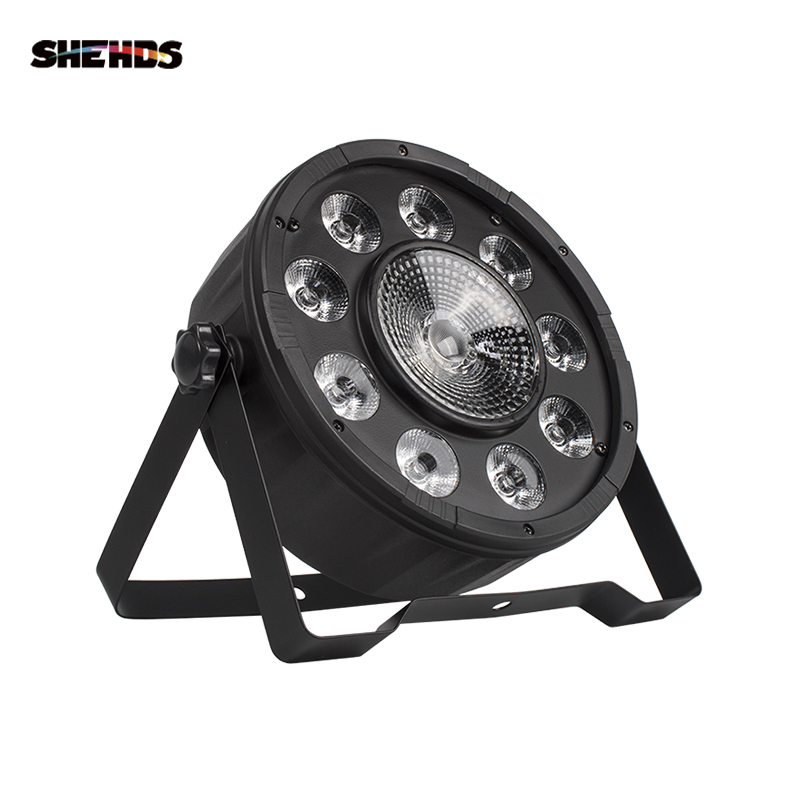 Wireless Remote Control LED Flat Par 9x10W+30W RGB DMX light Professional for DJ Disco Stage Party