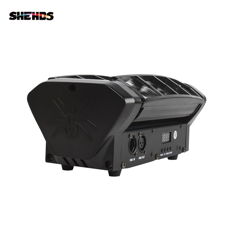 Mini LED Beam 8x6W Spider Light RGBW Laser DJ Show Moving Head Lighting