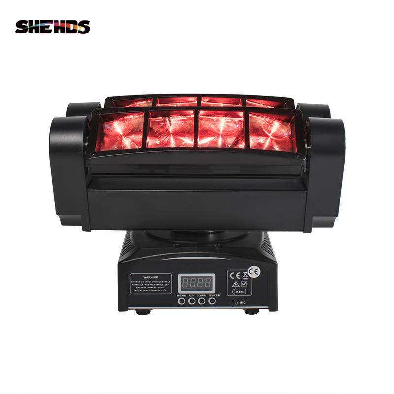 Mini LED Beam Spider 8x10W RGBW Moving Head Lighting LED Professional Stage Light