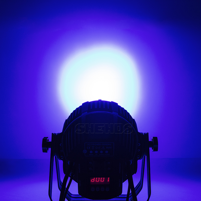 Cast aluminum LED Par Can 54x3W Waterproof Light for Wedding/Outdoor/Party DMX512 Stage Lighting