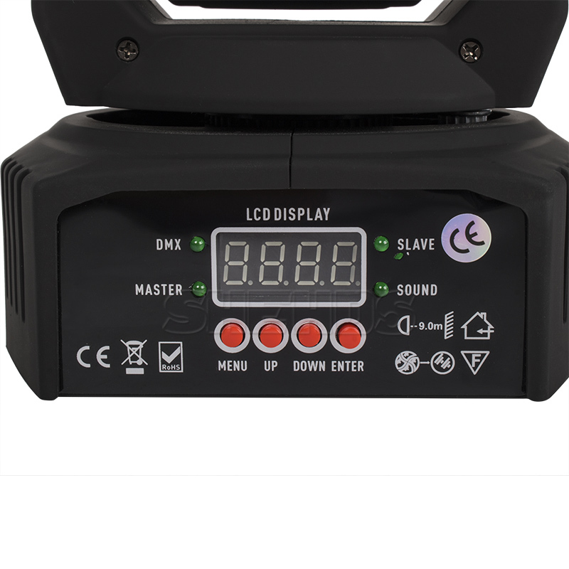 Mini LED Wash Moving Head 4x18W RGBWA+UV Lighting Professional Stage Light
