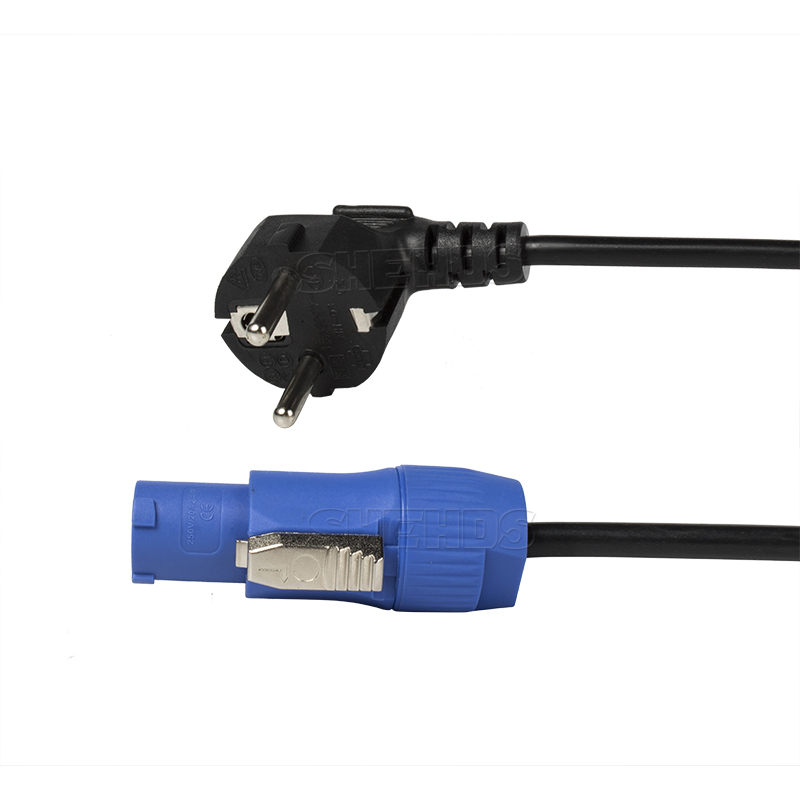 Standard Powercon Connector Power Plug Connector Blue/White For LED Par/Beam Moving Head LED Professional Power Cable Plug Socket