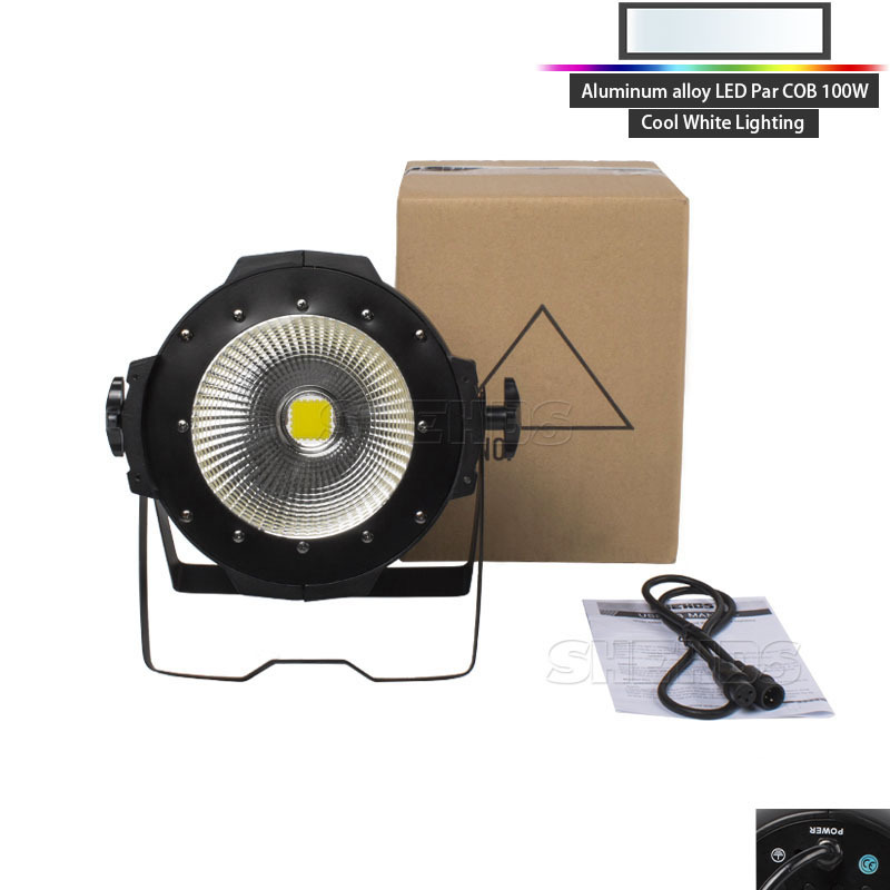 FlightCase with aluminum alloy LED Par Fixed Plug COB 100W Warm & White Cool Blinder Lighting