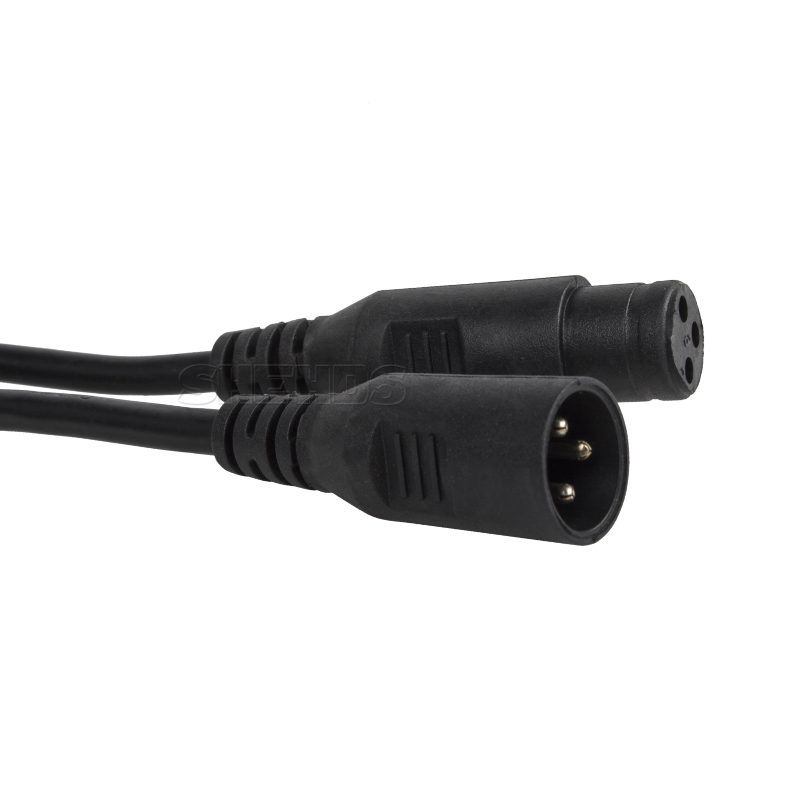 1m DMX Cables Three Core Cable LED Par Light