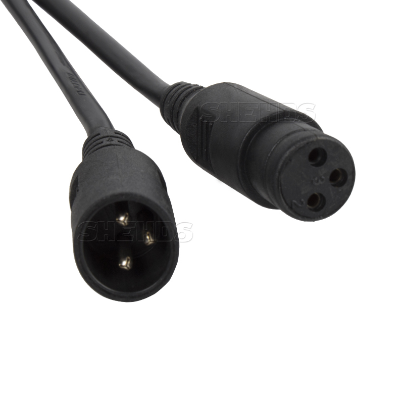 1m DMX Cables Three Core Cable LED Par Light