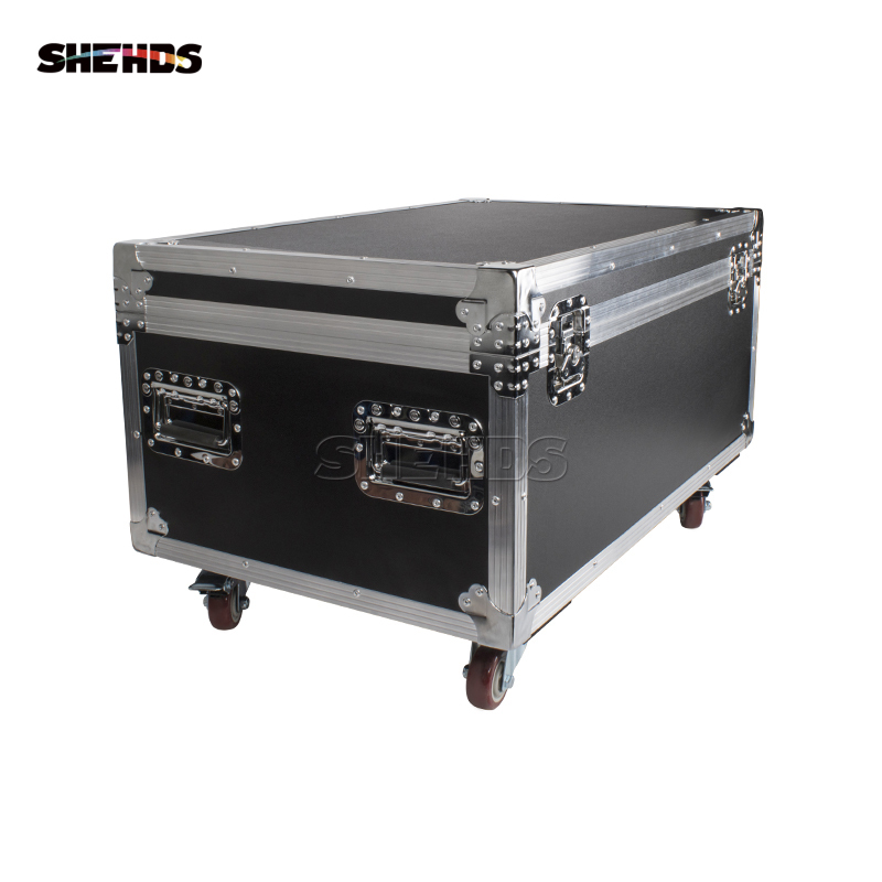 4/6/8 Pcs With Flight Case Big Aluminum Alloy White LED Par 18x18W RGBWA+UV 4/5/6IN1 Lighting