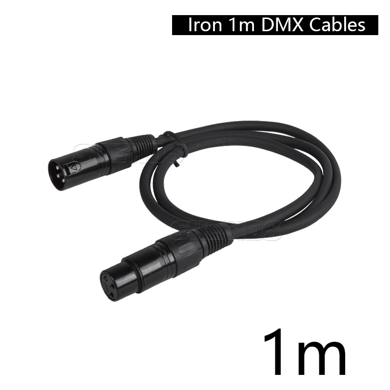 Iron DMX Cables high Quality 3-pin signal Connection DMX Cable For Stage Light
