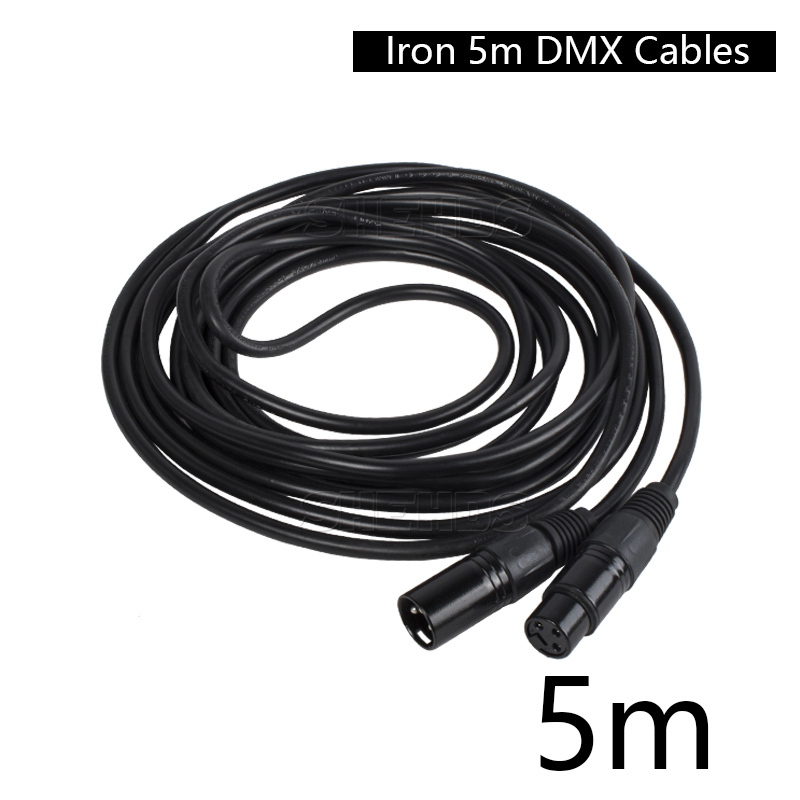 Iron DMX Cables high Quality 3-pin signal Connection DMX Cable For Stage Light
