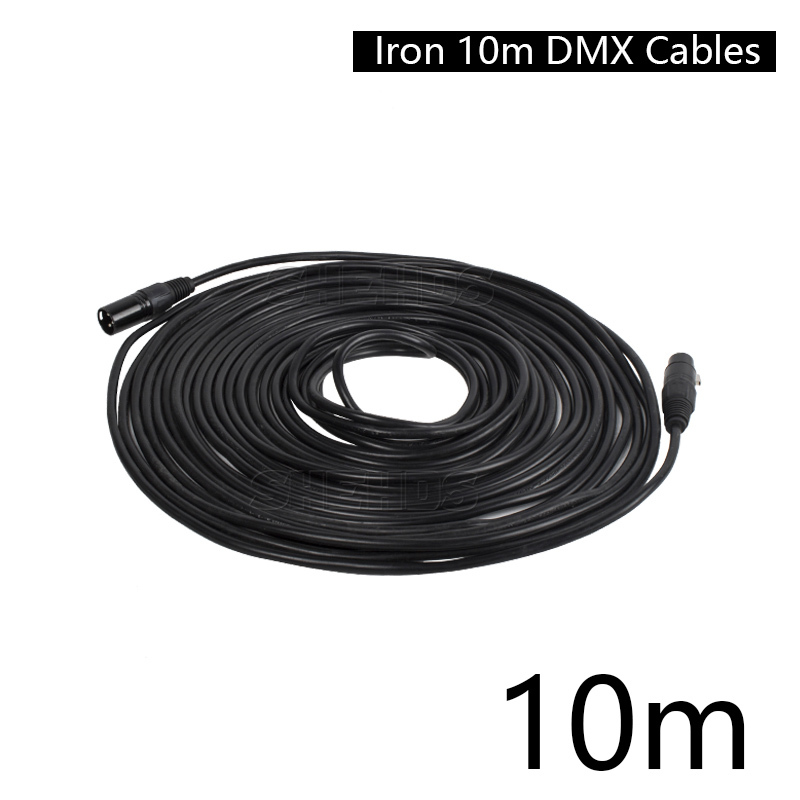 Iron DMX Cables high Quality 3-pin signal Connection DMX Cable For Stage Light