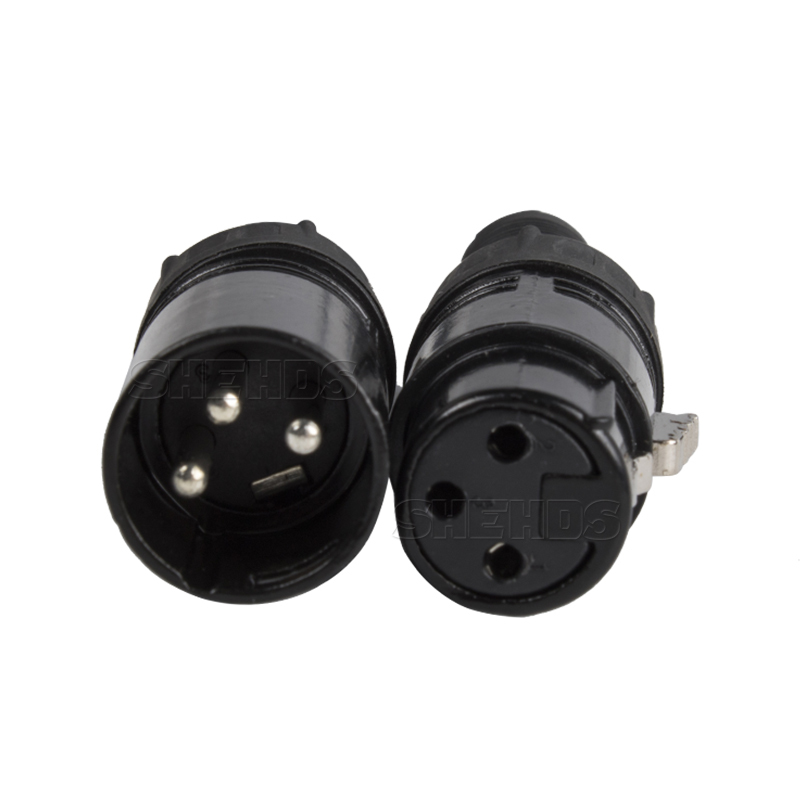 Iron DMX Cables high Quality 3-pin signal Connection DMX Cable For Stage Light