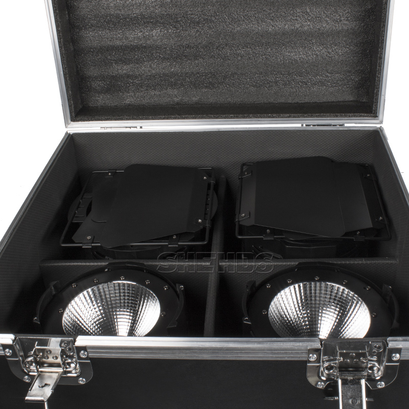 Flightcase "WITH"  COB Par LED 200W 6in1 4/6/8Pcs