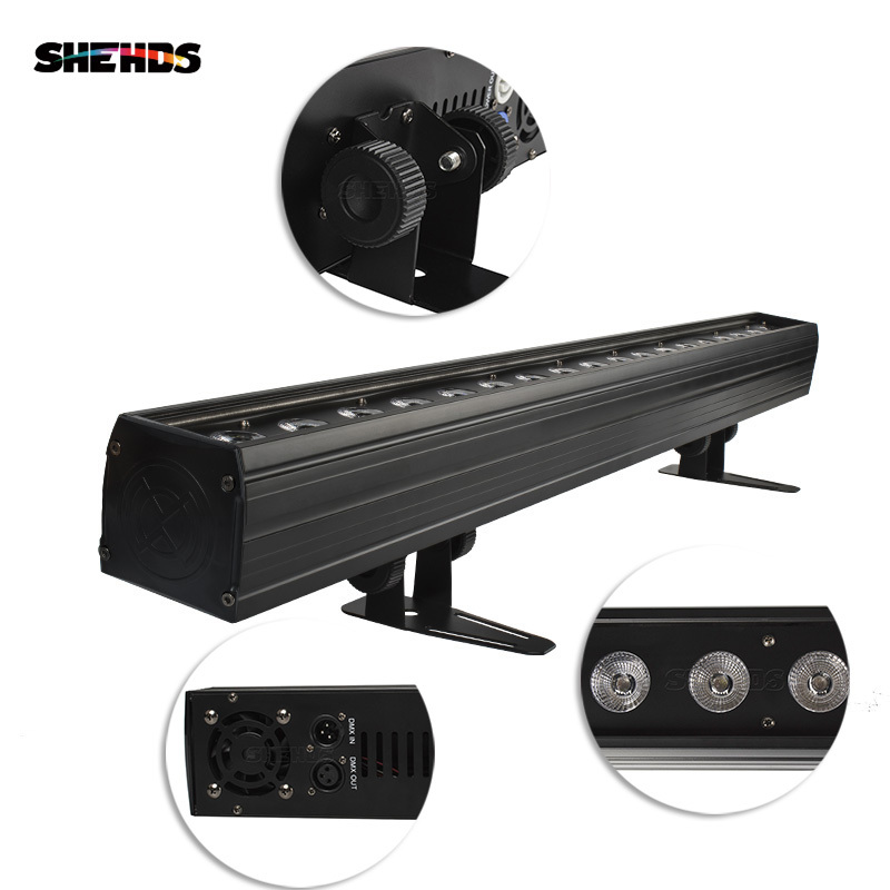 LED Wall Wash 6IN1 RGBWA+UV Light DMX512  DJ Party Bar Wedding Stage Effect Lighting