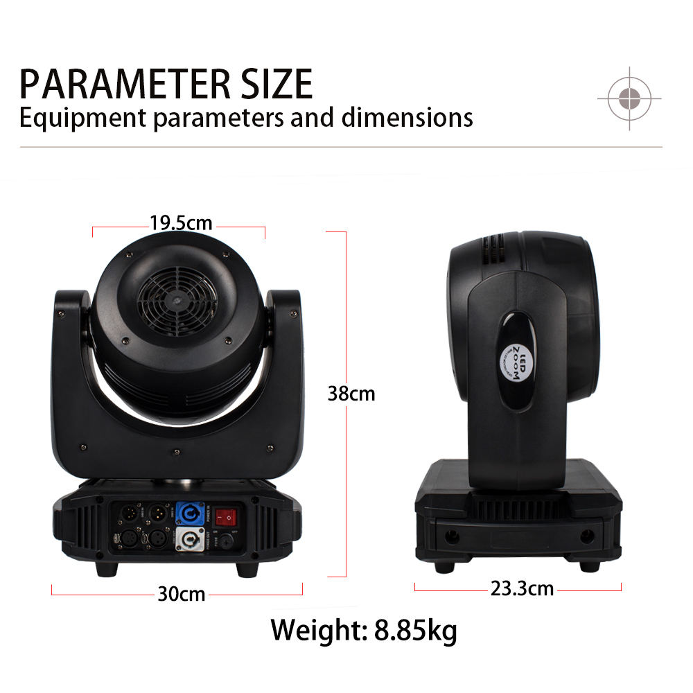 Flight Case "WITH" Bee Eye Beam&Wash 7x40W Moving Head Light LED Zoom RGBW (2pcs) DJ Disco Stage Moving Head Lights Stage DJ Lights