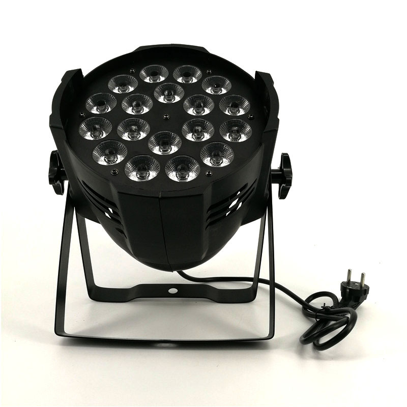4pcs/lot LED Par 18x15W RGBWA Light DMX Stage Lights Business Lights Professional Par Can for Party KTV Disco DJ Uplighing
