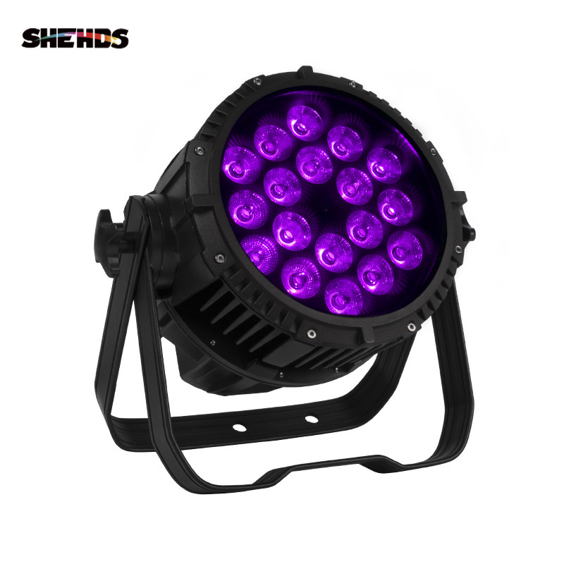 Waterproof Aluminum Alloy LED Big Par18x18W RGBWA+UV Profeesional Stage Light