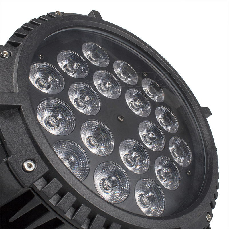 Waterproof Aluminum Alloy LED Big Par18x18W RGBWA+UV Profeesional Stage Light