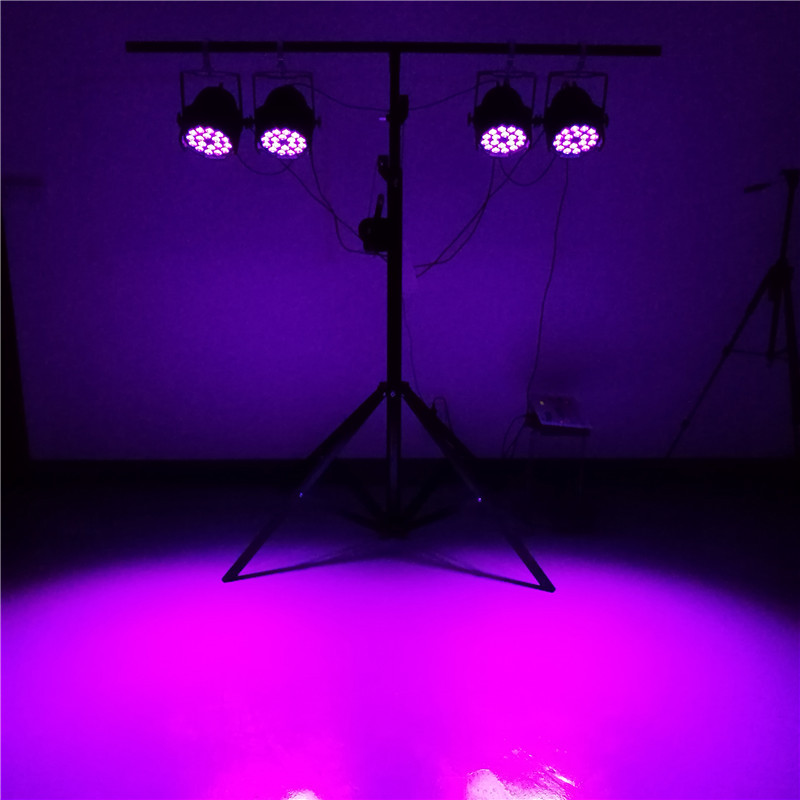 4pcs/lot LED Par 18x15W RGBWA Light DMX Stage Lights Business Lights Professional Par Can for Party KTV Disco DJ Uplighing