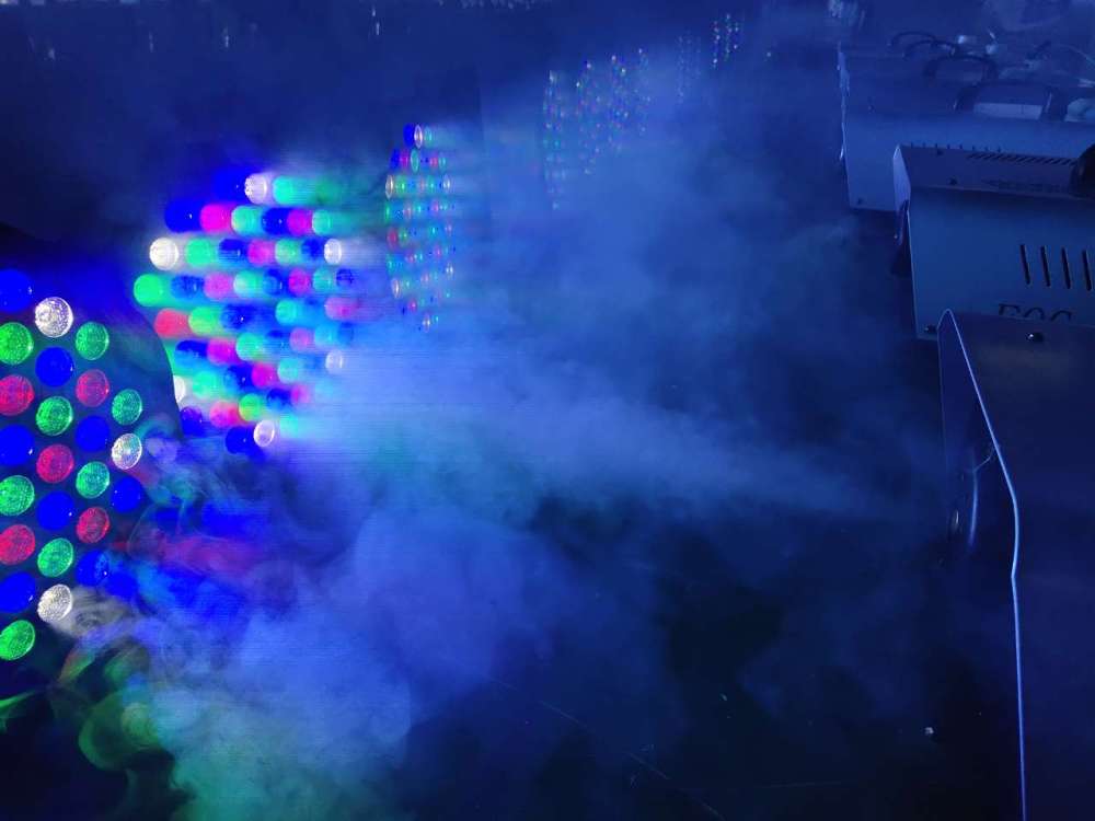 LED 54x3W RGBW LED Flat Par RGBW Color Mixing DJ Wash Light Stage Uplighting KTV Disco DJ DMX512
