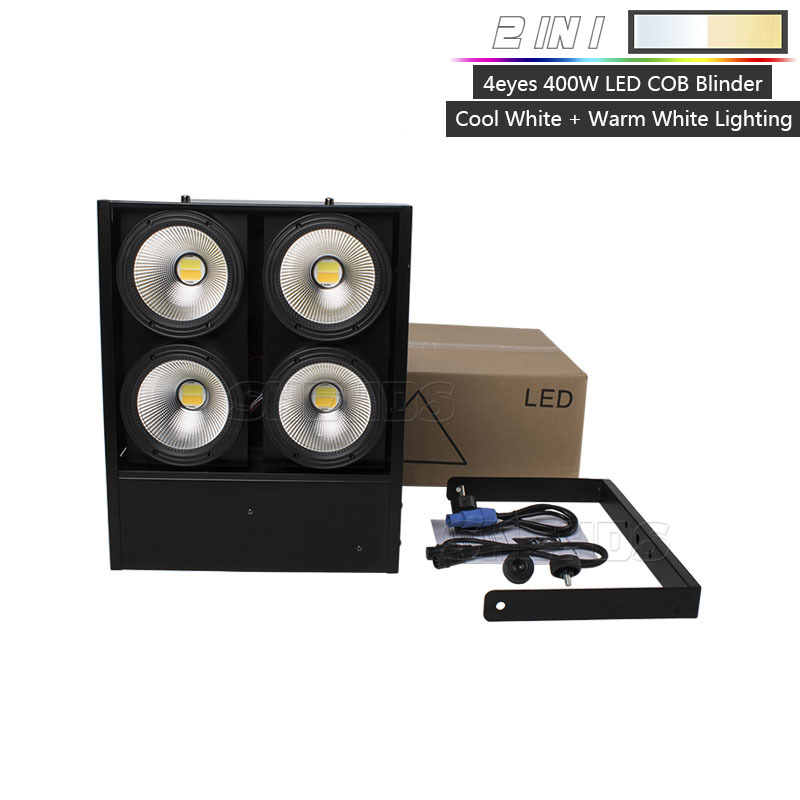 LED Blinder Light 4x100W LED COB Light With 2 Channels 4 Eyes Blinder Stage Effect Lighting For Events Show