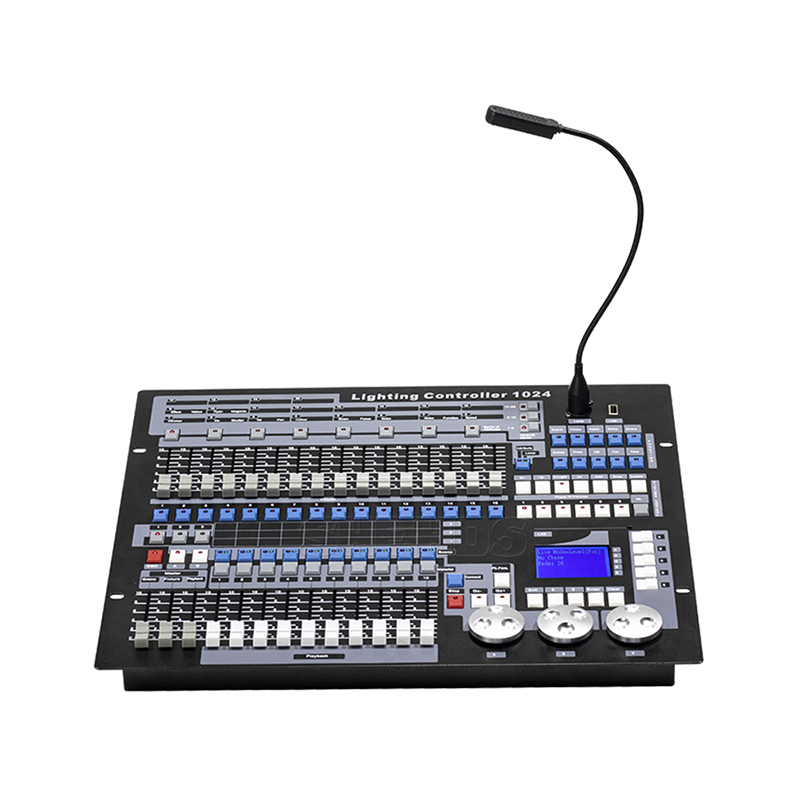 Flight case with DMX Console 1024  Lighting Consoles Professional Stage Lights Control Equipment
