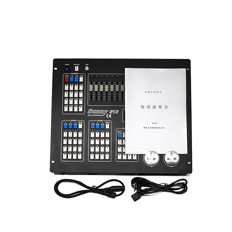 Flight Case with Sunny512 Channels DMX512 DMX Controller DJ Disco DMX Lighting Consoles Professional Stage Lights Contro