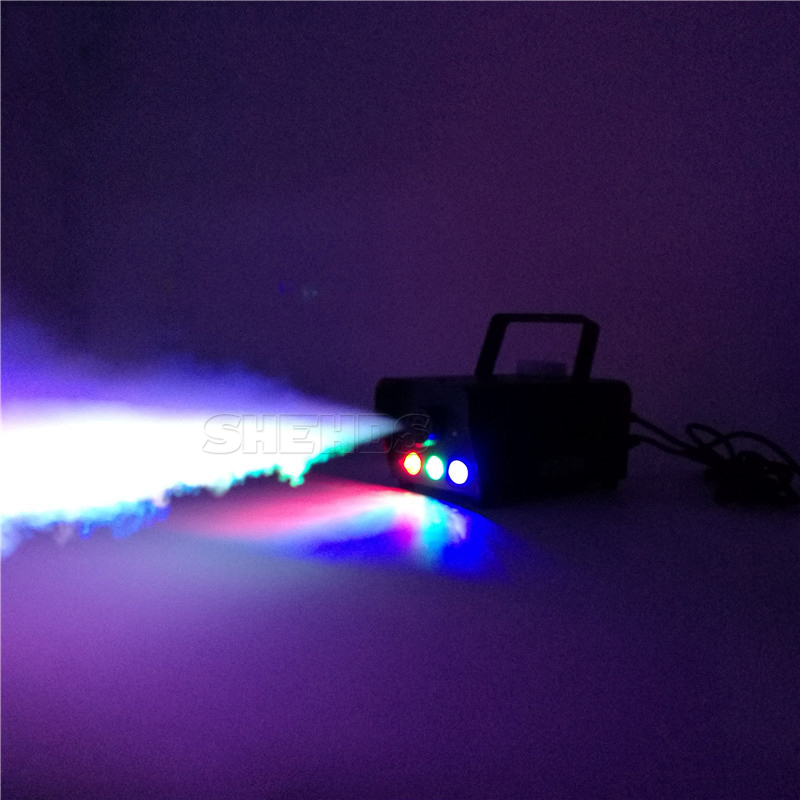 Factory Outlet Mini 400W RGB 3IN1 Fog Machine Remote Control Pump DJ Disco Smoke Machine For Party Wedding Christmas Stage Fogger Machine