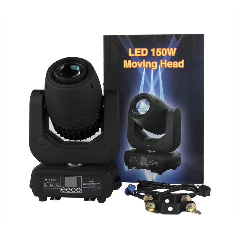 LED Spot 150W Moving Head Lighting DMX512 Beam Lyre Professional DJ Disco Light Party Light Gobo Light Wedding Bar Stage SHEHDS