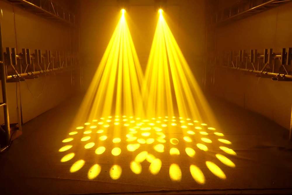 LED Spot 150W Moving Head Lighting DMX512 Beam Lyre Professional DJ Disco Light Party Light Gobo Light Wedding Bar Stage SHEHDS
